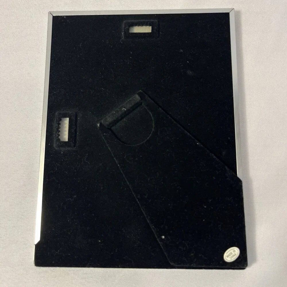 Lockheed Martin Brushed Silver-Tone Metal Picture Frame with Logo